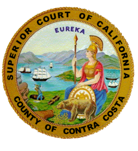 A blue banner with the words california state bar and equality written in it.